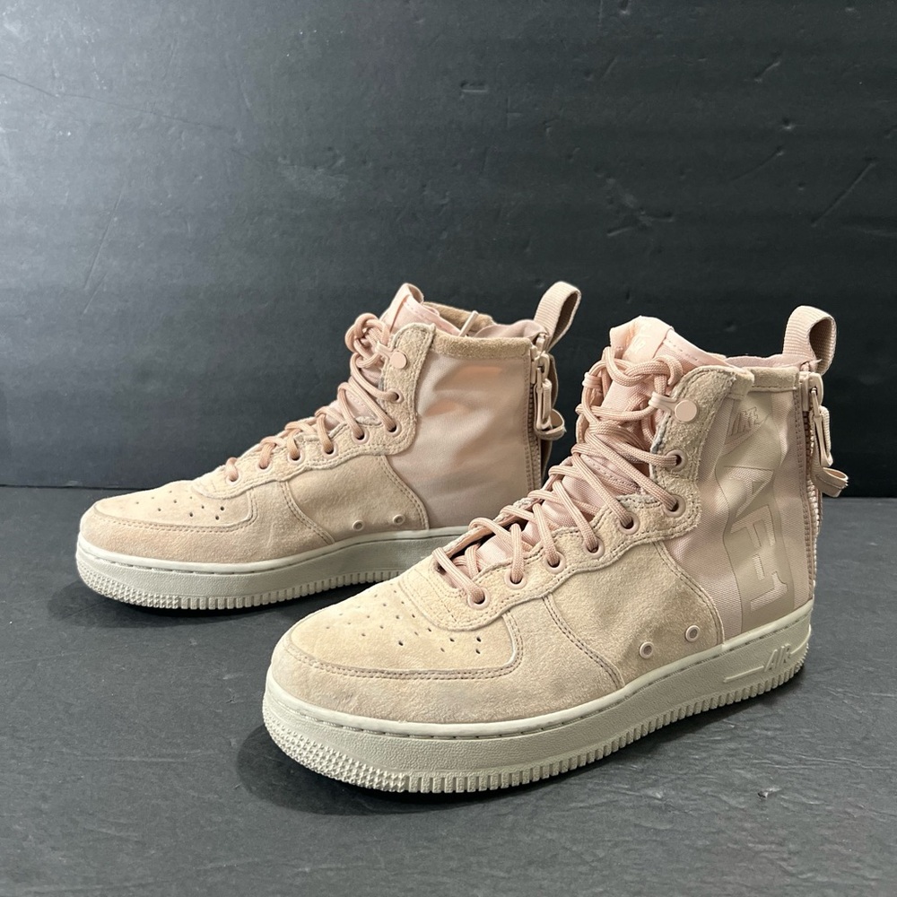 Nike Women SF Air Force 1 Mid 'Particle Beige' AA3966-201 Size 8